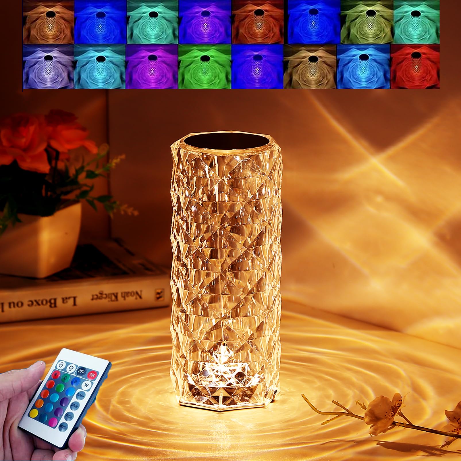 Crystal Diamond Table lamp